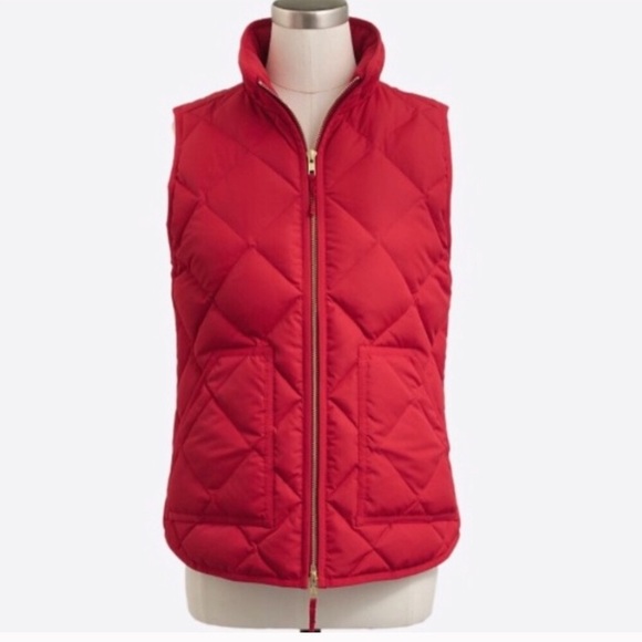 J. Crew Jackets & Blazers - J. Crew red vest